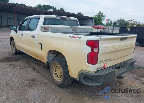 2019 Chevrolet Silverado 1500 Work Truck из США, поврежденный, VIN 1GCUYAEF5KZ418081